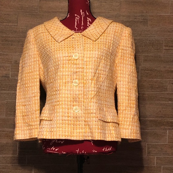 Talbots yellow blazer - Picture 2 of 6